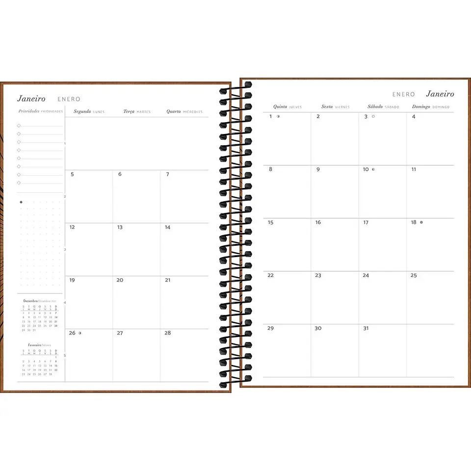  AGENDA / PLANNER 2026 M7 VISTA SEMANAL PRATIKA BORDO - TILIBRA 3