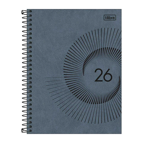  AGENDA / PLANNER 2026 M7 VISTA SEMANAL PRATIKA AZUL GRISACEO - TILIBRA