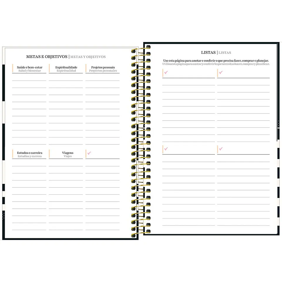 AGENDA / PLANNER 2026 M5 VISTA SEMANAL WEST VILLAGE CIRCULOS - TILIBRA 4