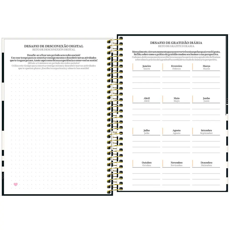 AGENDA / PLANNER 2026 M5 VISTA SEMANAL WEST VILLAGE RAYAS - TILIBRA 6