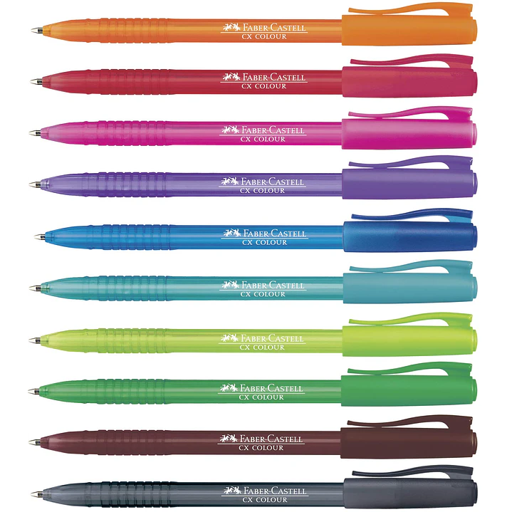 SET BOLIGRAFOS CX 10 COLORES - FABER-CASTELL 2