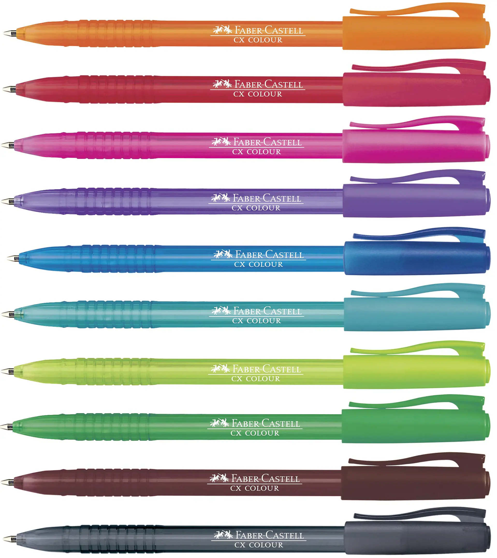 SET BOLIGRAFOS CX 10 COLORES - FABER-CASTELL 2