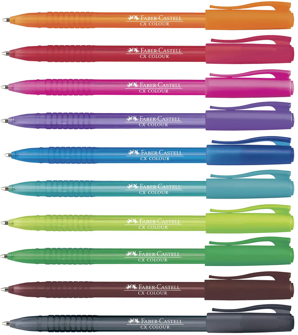 SET BOLIGRAFOS CX 10 COLORES - FABER-CASTELL 2