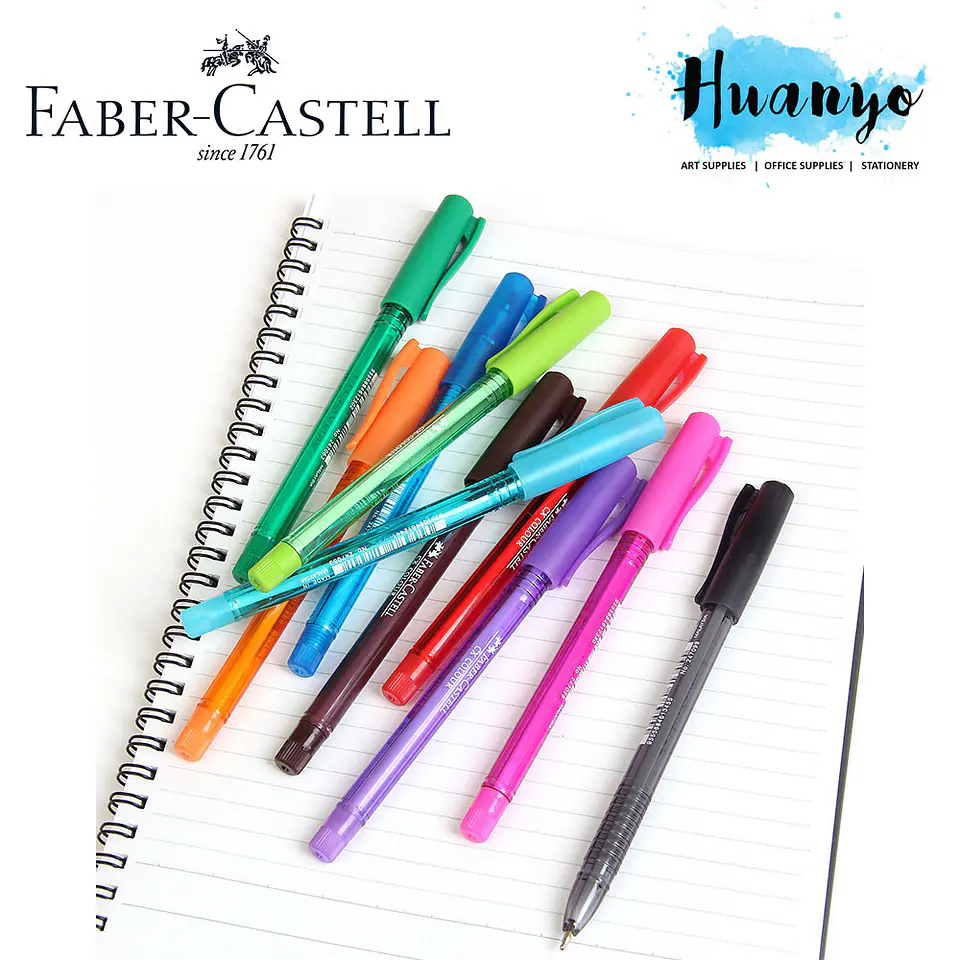 SET BOLIGRAFOS CX 10 COLORES - FABER-CASTELL 3
