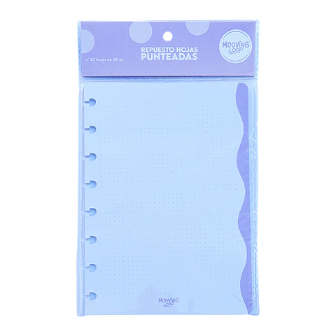 REPUESTO HOJAS PUNTOS CUADERNO INTELIGENTE A5 - MOOVING LOOPS