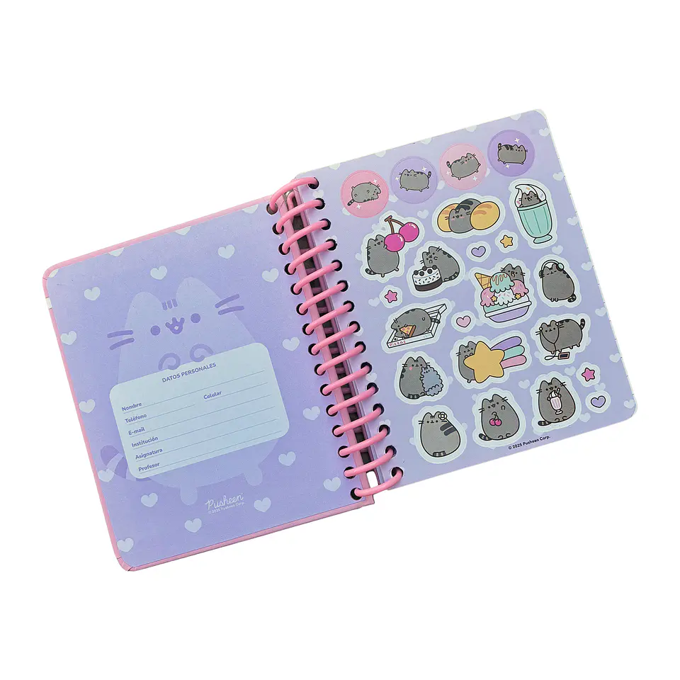 CUADERNO POCKET PUSHEEN ROSADO - MOOVING- COPIAR 2
