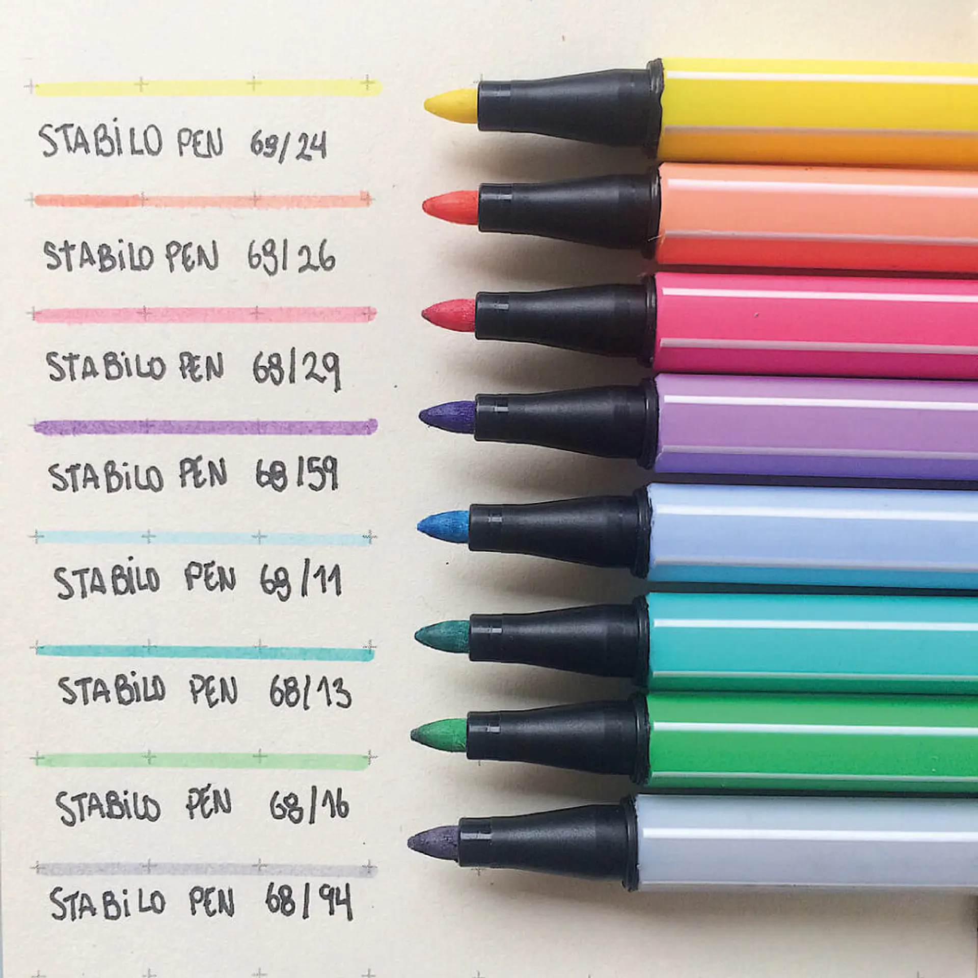 SET STABILO PEN68 PASTEL 8 COLORES 3