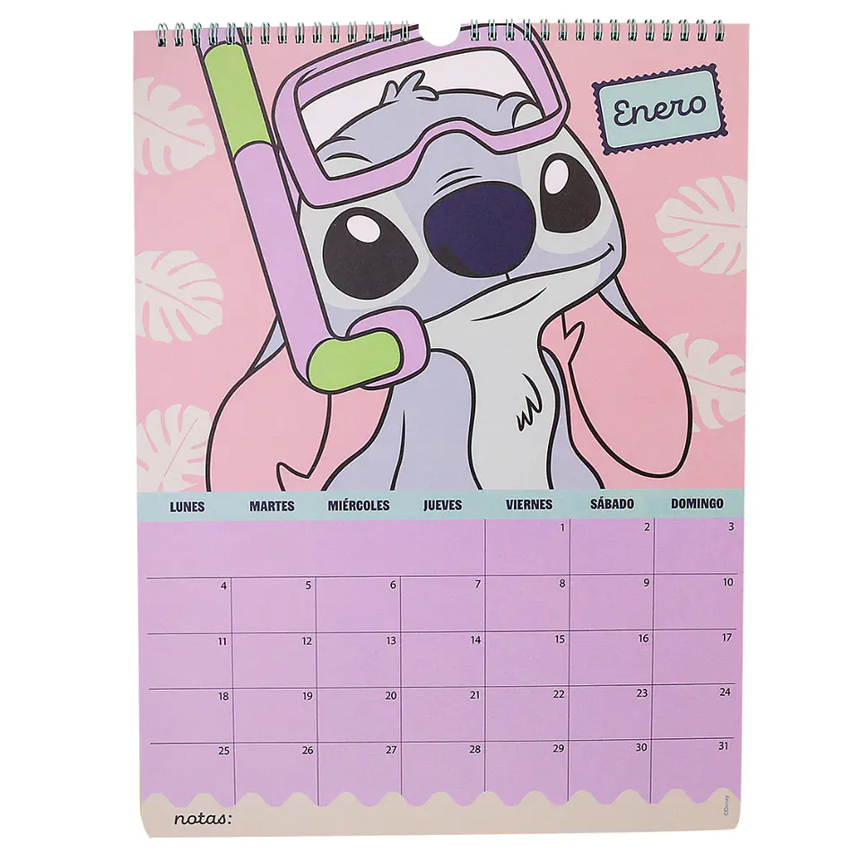 <b>PREVENTA:</b> CALENDARIO 2027 STITCH - MOOVING 3