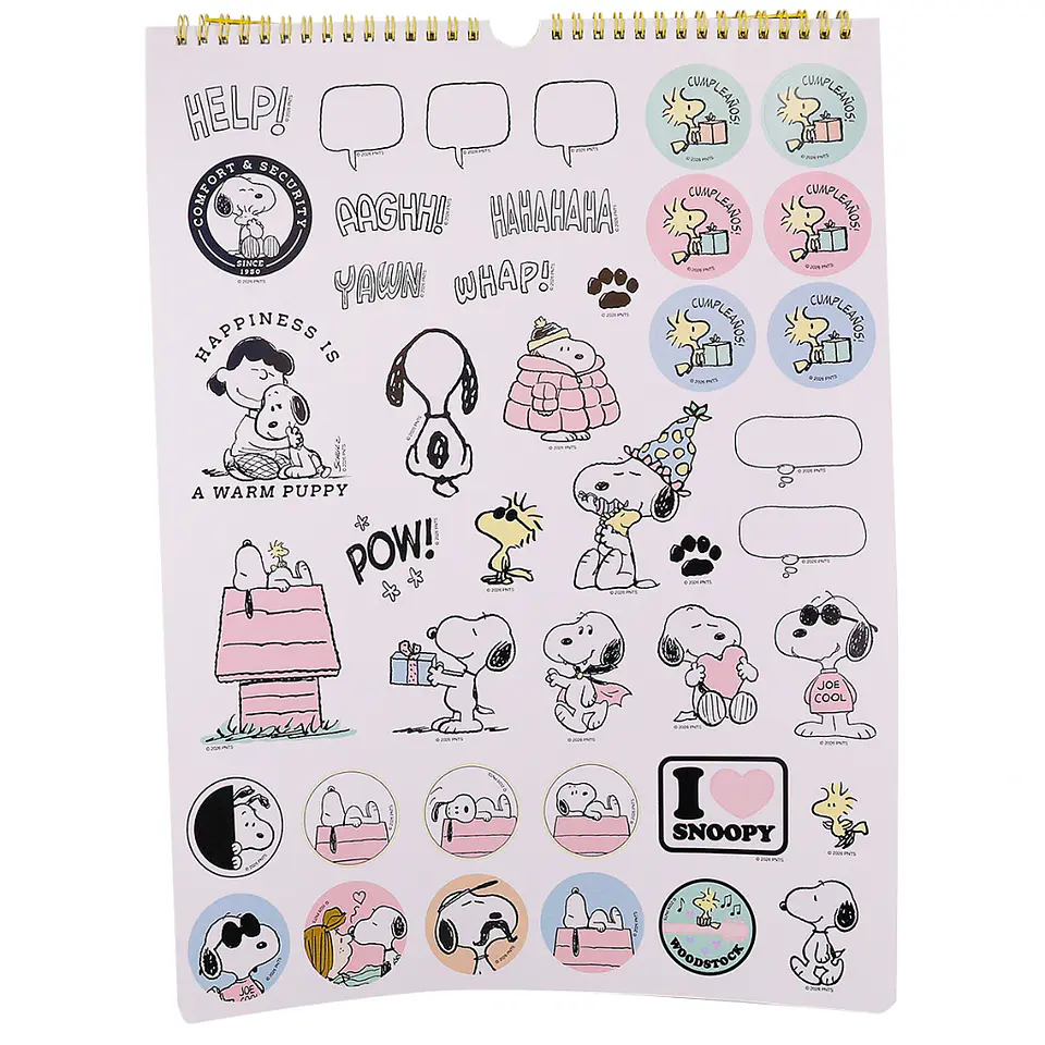 <b>PREVENTA:</b> CALENDARIO 2027 SNOOPY - MOOVING 2