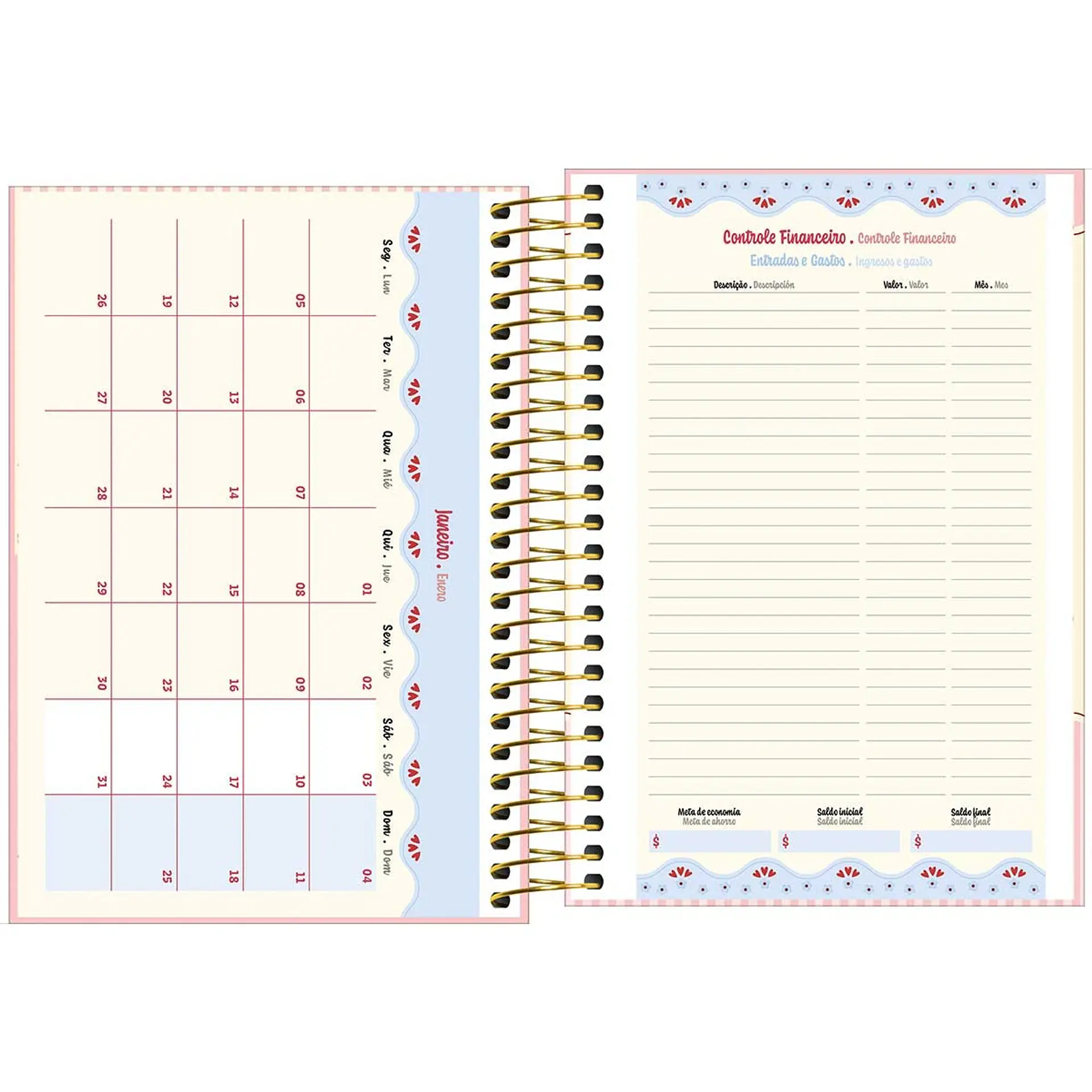 AGENDA / PLANNER 2027 AMARENA M5 - TILIBRA 12