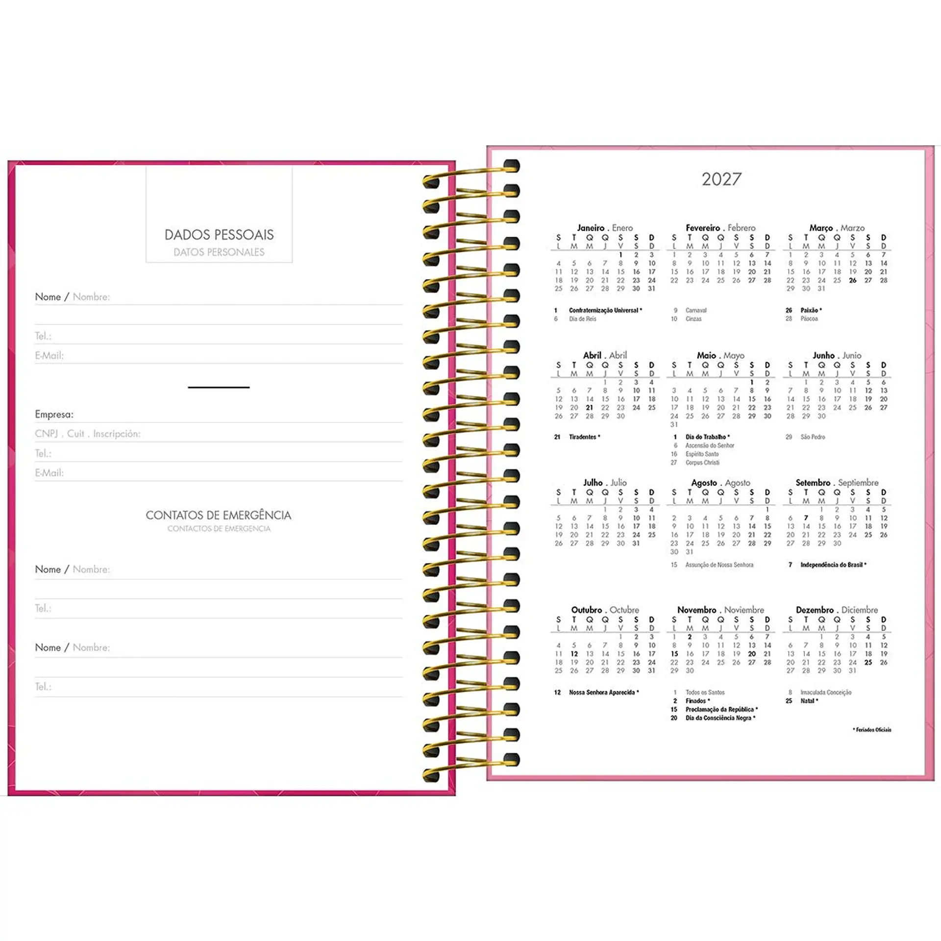 AGENDA / PLANNER 2027 SPOT FEMENINA M5 - TILIBRA 3