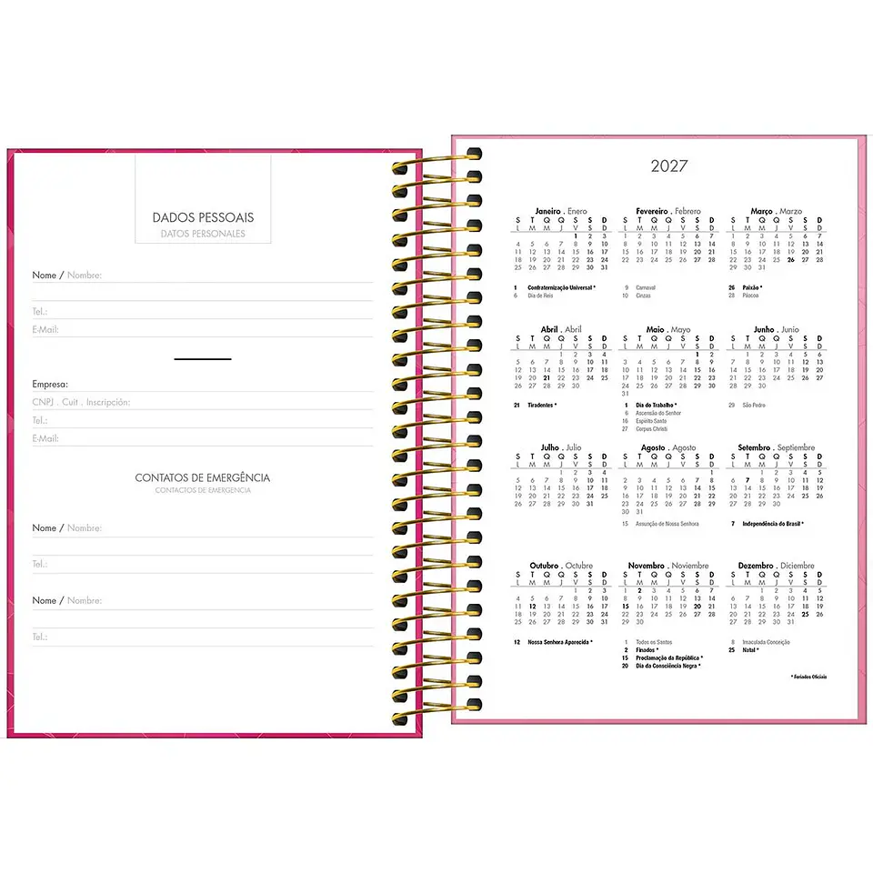 AGENDA / PLANNER 2027 SPOT FEMENINA M5 - TILIBRA 3