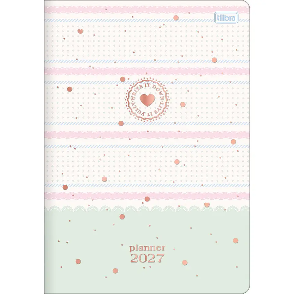 AGENDA / PLANNER GRAPADO 2027 SOHO M7 - TILIBRA 4
