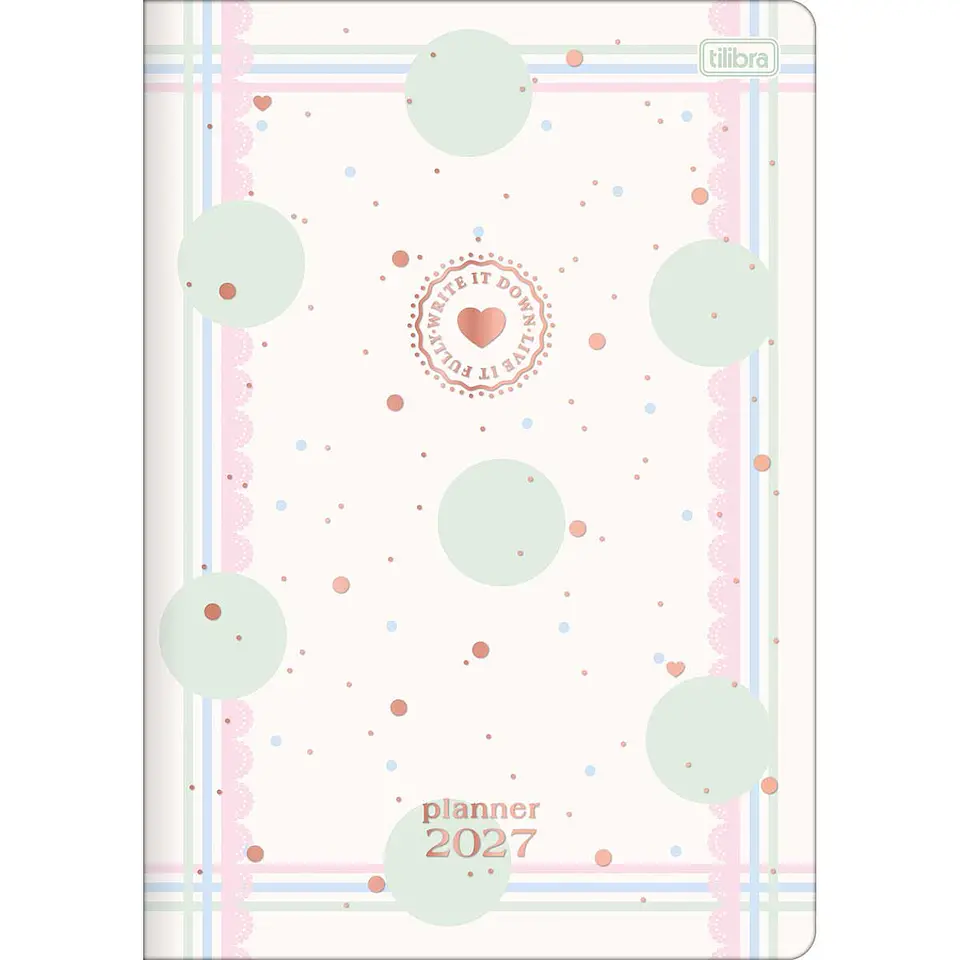 AGENDA / PLANNER GRAPADO 2027 SOHO M7 - TILIBRA 3