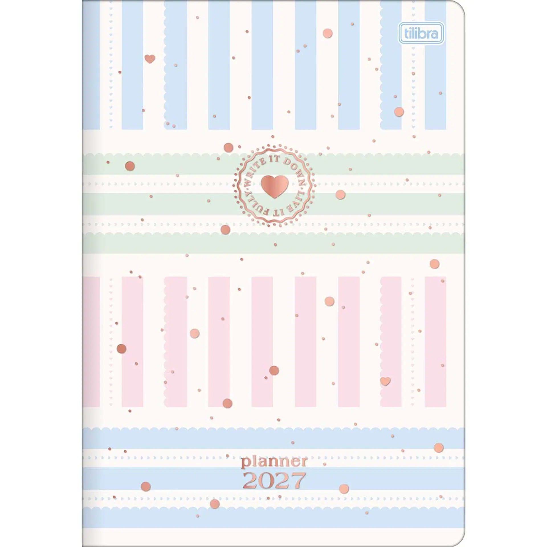 AGENDA / PLANNER GRAPADO 2027 SOHO M7 - TILIBRA 1