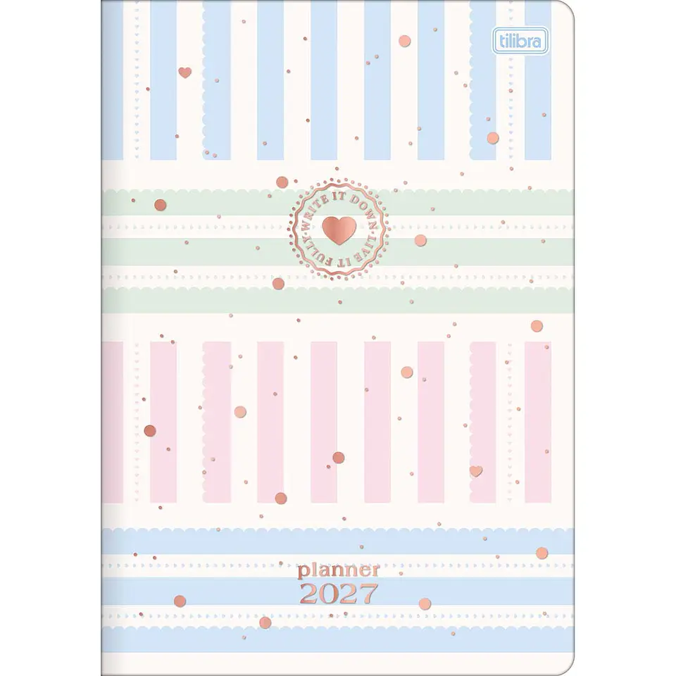 AGENDA / PLANNER GRAPADO 2027 SOHO M7 - TILIBRA 1