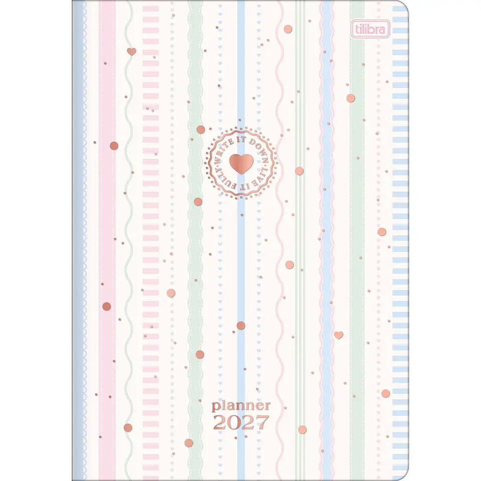 AGENDA / PLANNER GRAPADO 2027 SOHO M7 - TILIBRA 2