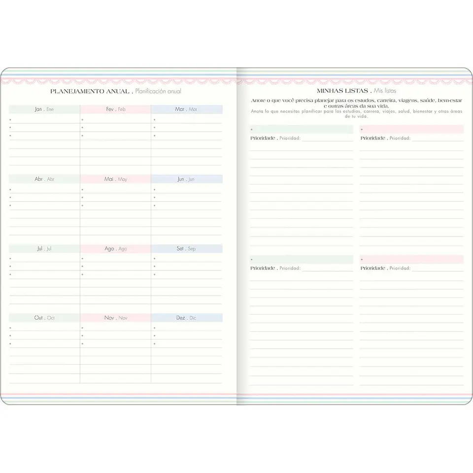 AGENDA / PLANNER GRAPADO 2027 SOHO M7 - TILIBRA 5