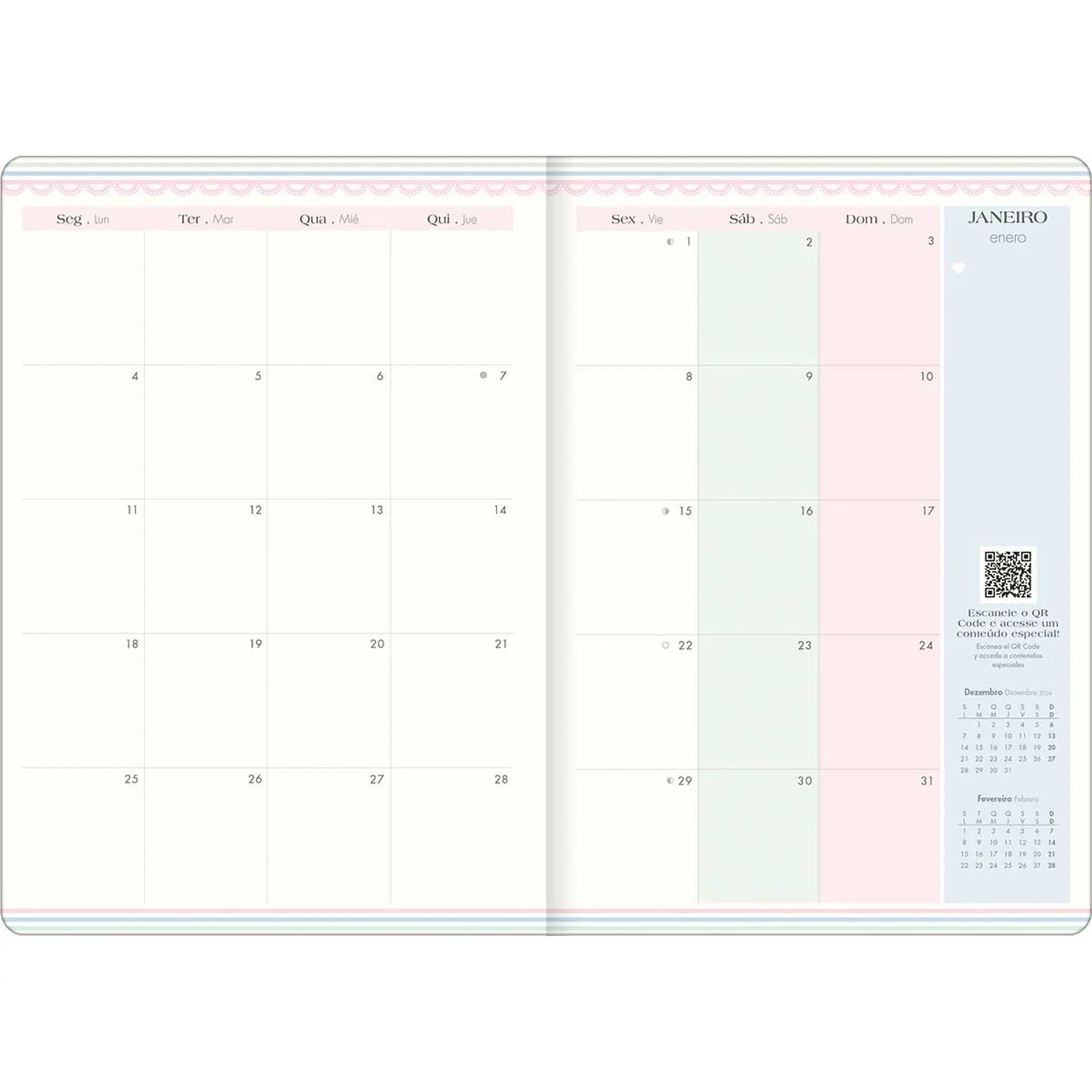 AGENDA / PLANNER GRAPADO 2027 SOHO M7 - TILIBRA 10