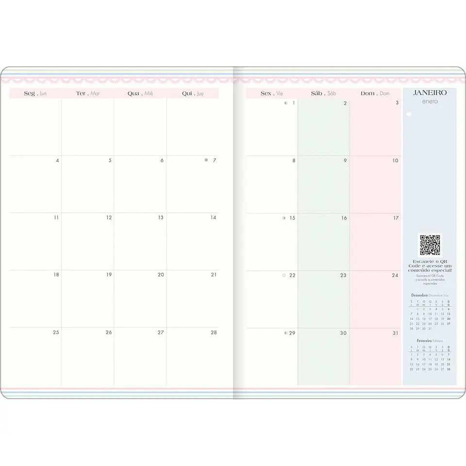 AGENDA / PLANNER GRAPADO 2027 SOHO M7 - TILIBRA 10