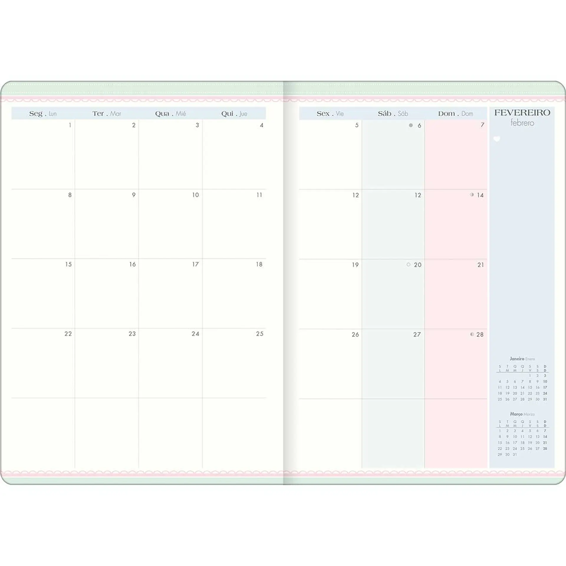 AGENDA / PLANNER GRAPADO 2027 SOHO M7 - TILIBRA 11