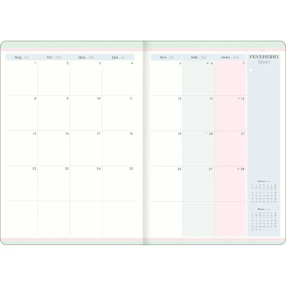 AGENDA / PLANNER GRAPADO 2027 SOHO M7 - TILIBRA 11