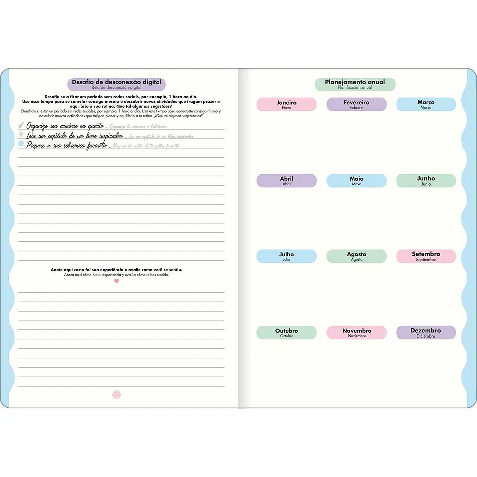 AGENDA / PLANNER GRAPADO 2027 HAPPY M7 - TILIBRA 7