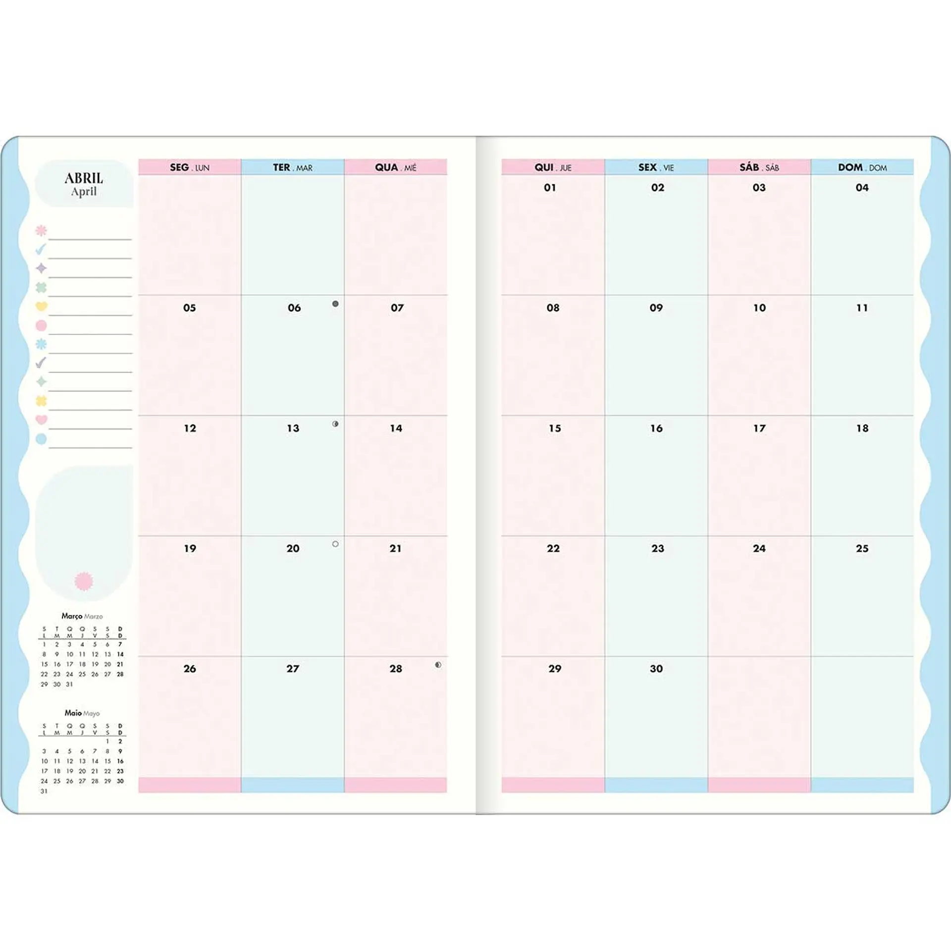 AGENDA / PLANNER GRAPADO 2027 HAPPY M7 - TILIBRA 11