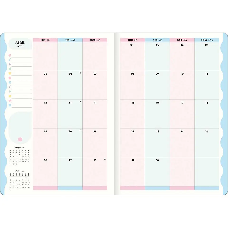 AGENDA / PLANNER GRAPADO 2027 HAPPY M7 - TILIBRA 11