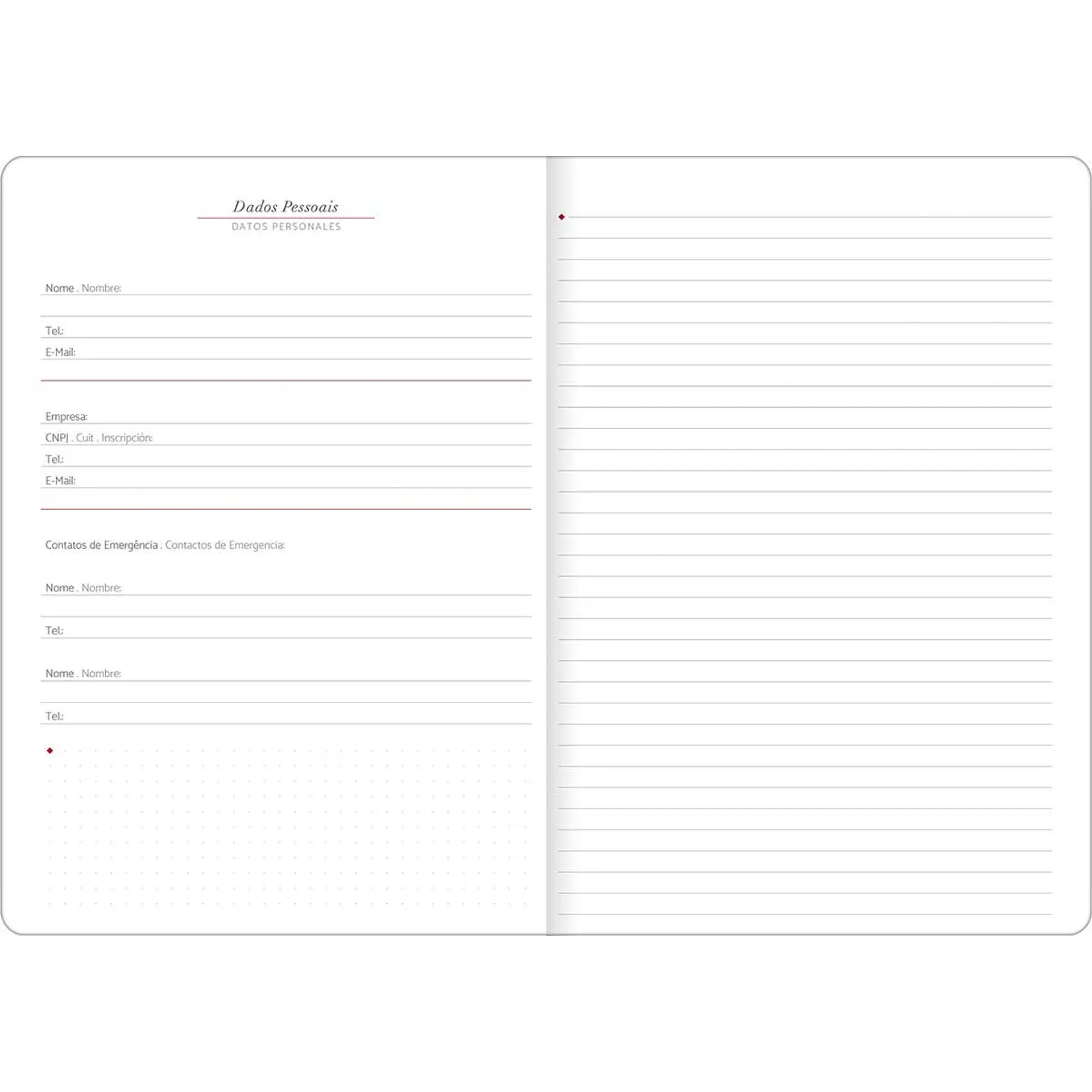 AGENDA / PLANNER GRAPADO 2027 CAMBRIDGE M7 - TILIBRA 2