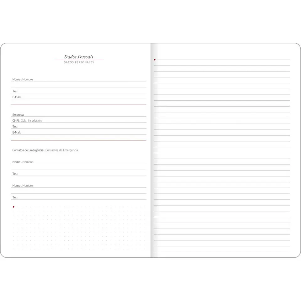 AGENDA / PLANNER GRAPADO 2027 CAMBRIDGE M7 - TILIBRA 2