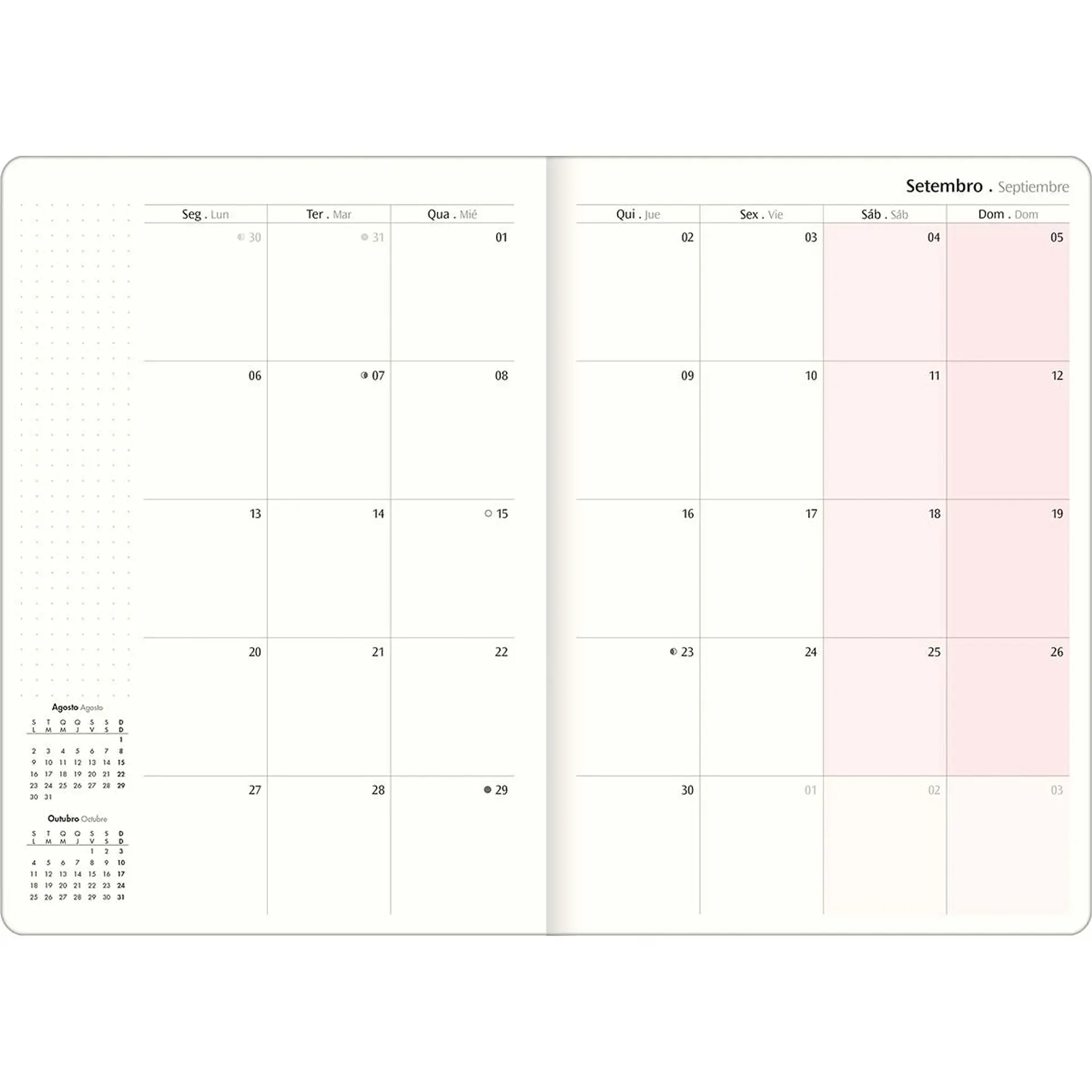 AGENDA / PLANNER GRAPADO 2027 WEST VILLAGE M7 - TILIBRA 8