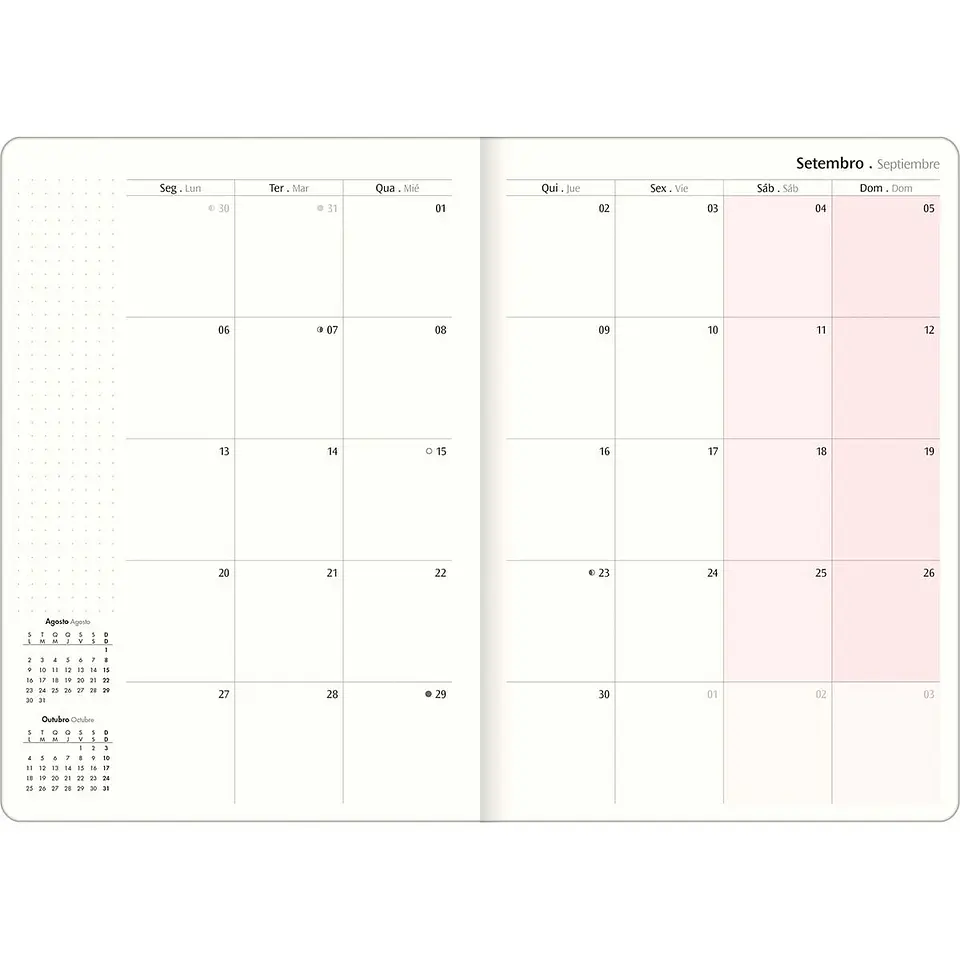 AGENDA / PLANNER GRAPADO 2027 WEST VILLAGE M7 - TILIBRA 8