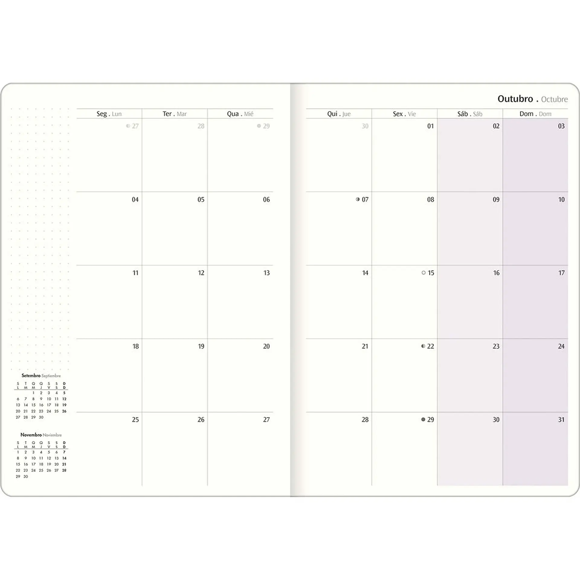 AGENDA / PLANNER GRAPADO 2027 WEST VILLAGE M7 - TILIBRA 9