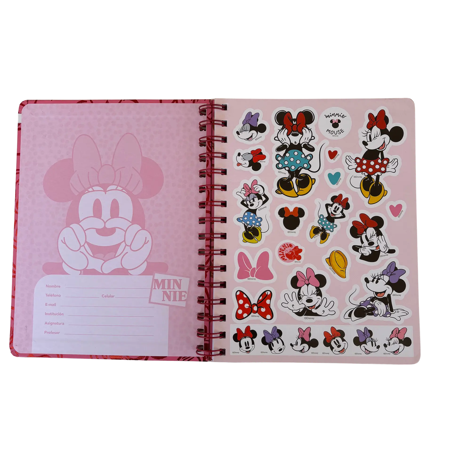 LIBRETA A5 MINNIE MOUSE ROSA - MOOVING 4
