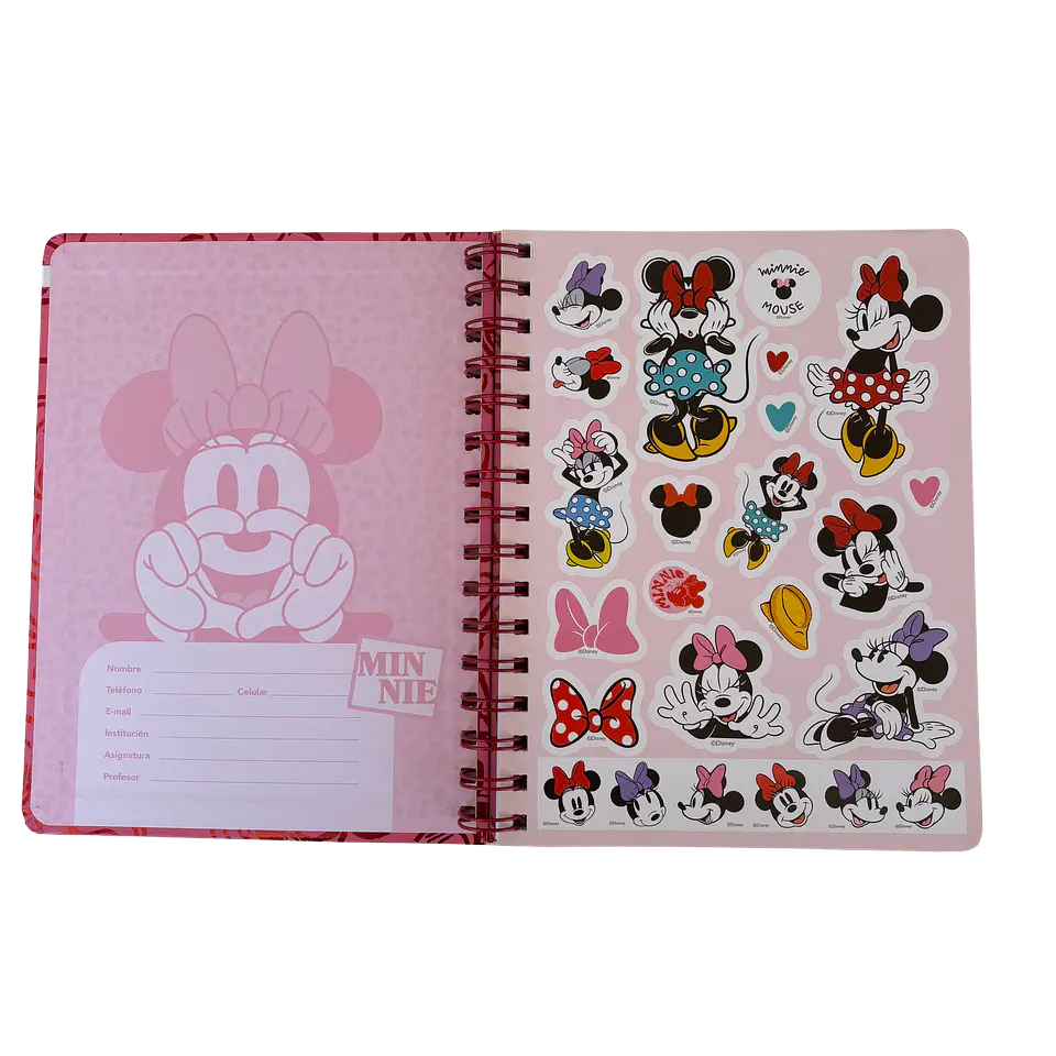 LIBRETA A5 MINNIE MOUSE ROSA - MOOVING 4