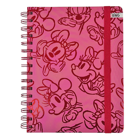 LIBRETA A5 MINNIE MOUSE ROSA - MOOVING