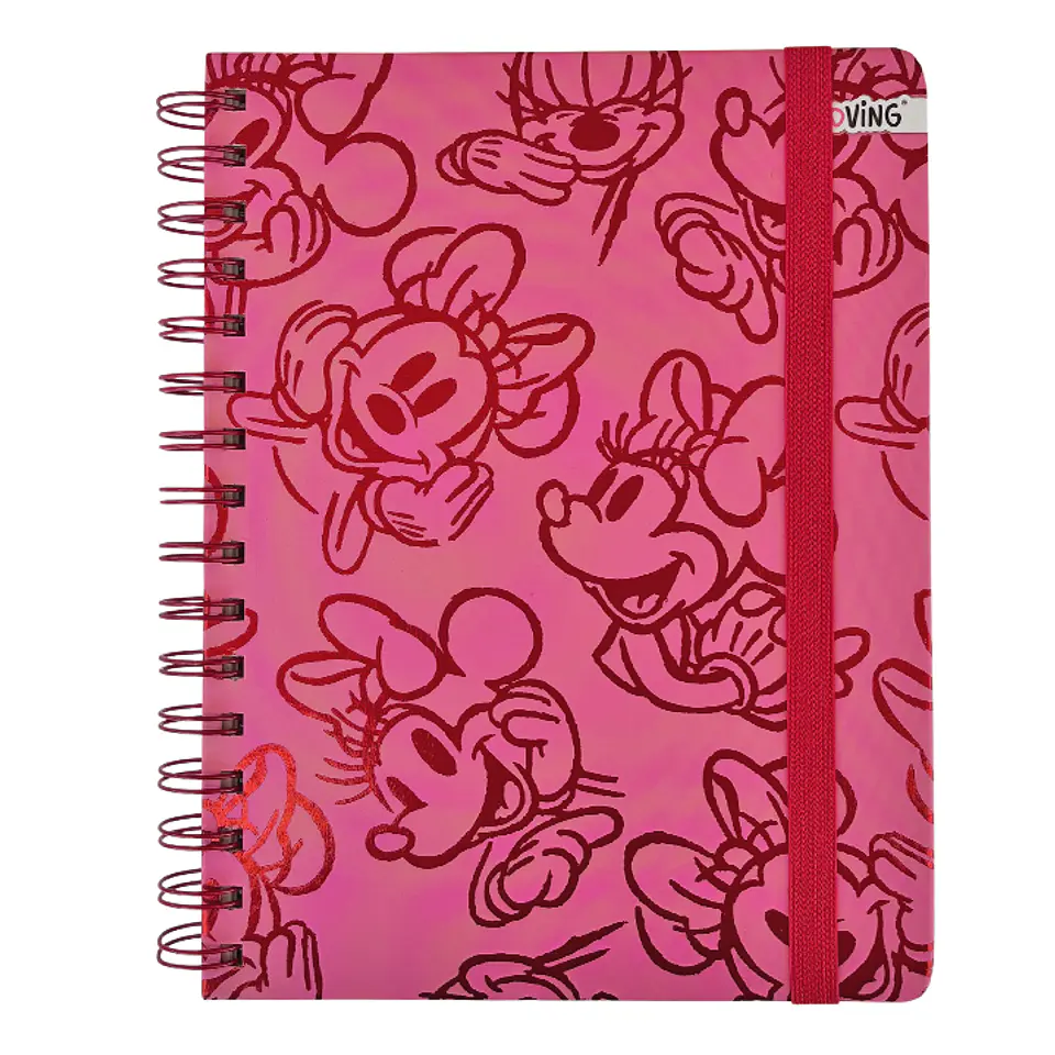 LIBRETA A5 MINNIE MOUSE ROSA - MOOVING 1
