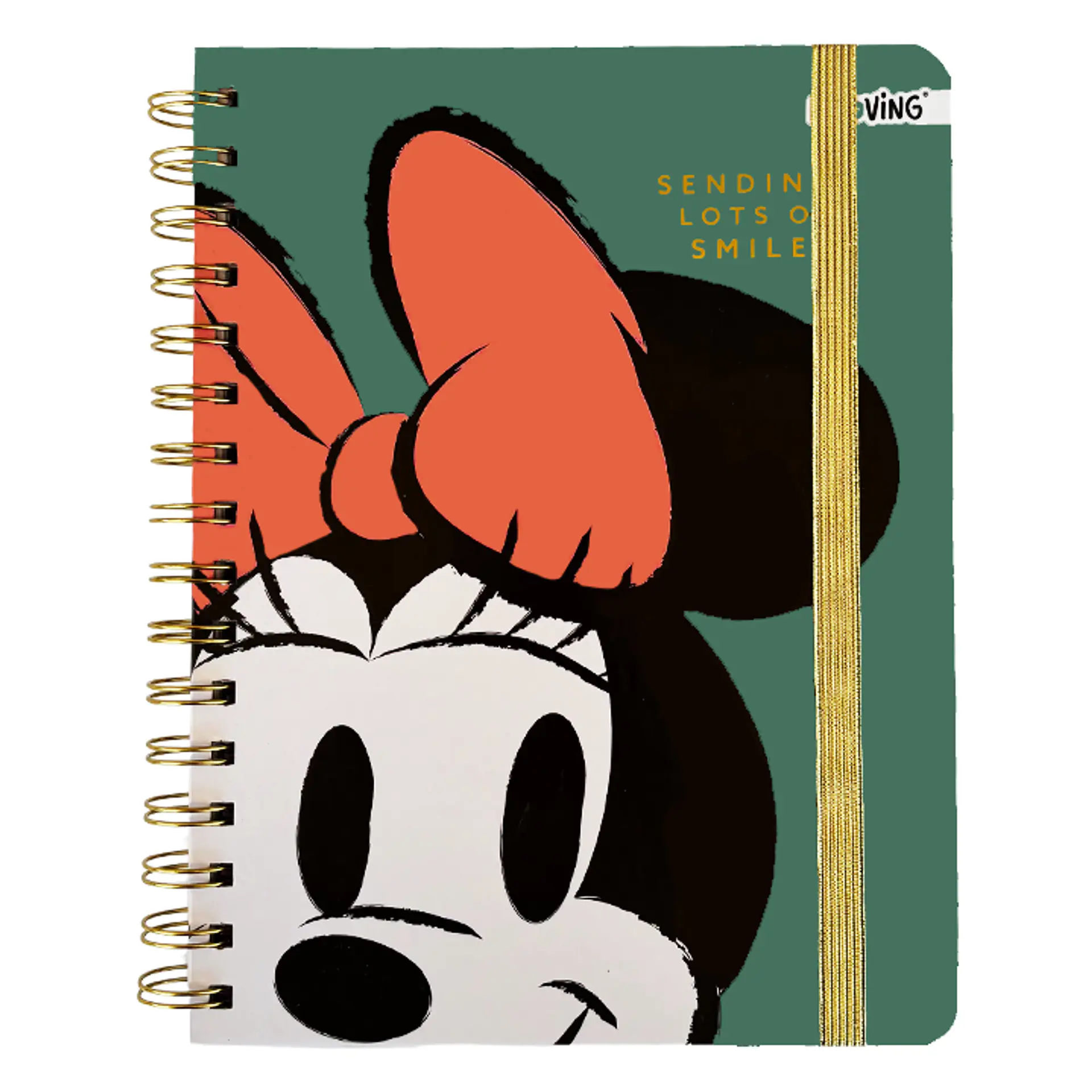 LIBRETA A5 MINNIE MOUSE VERDE - MOOVING 1