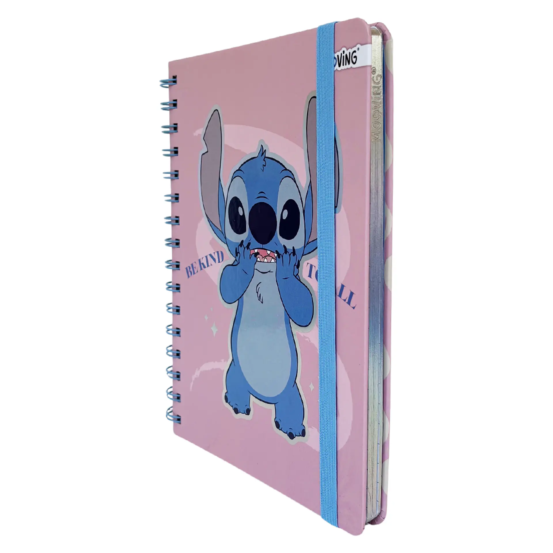 LIBRETA A5 STITCH ROSA - MOOVING 2