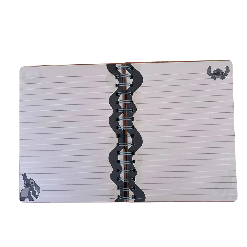 LIBRETA A5 STITCH ROSA - MOOVING 4