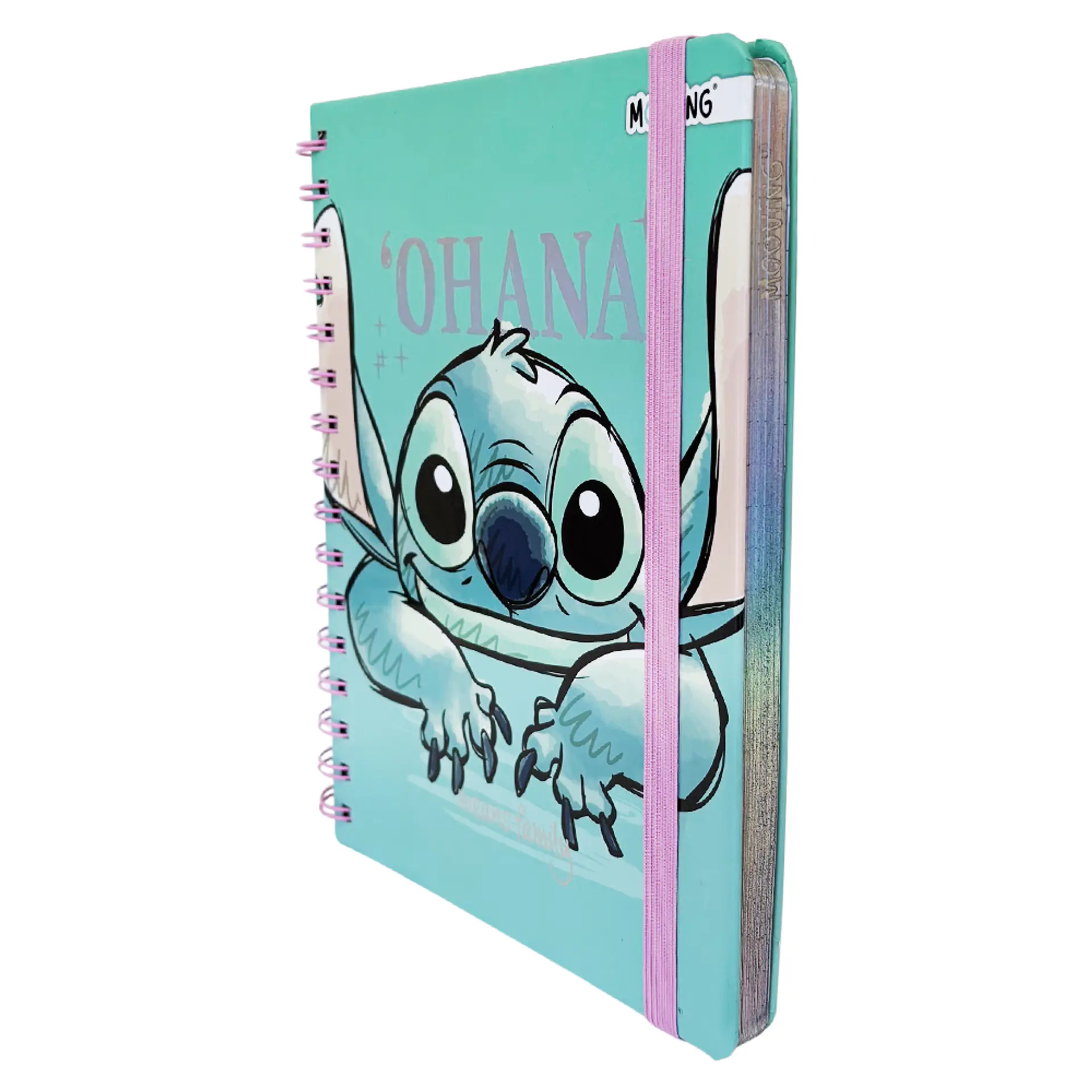 LIBRETA A5 STITCH VERDE - MOOVING 2