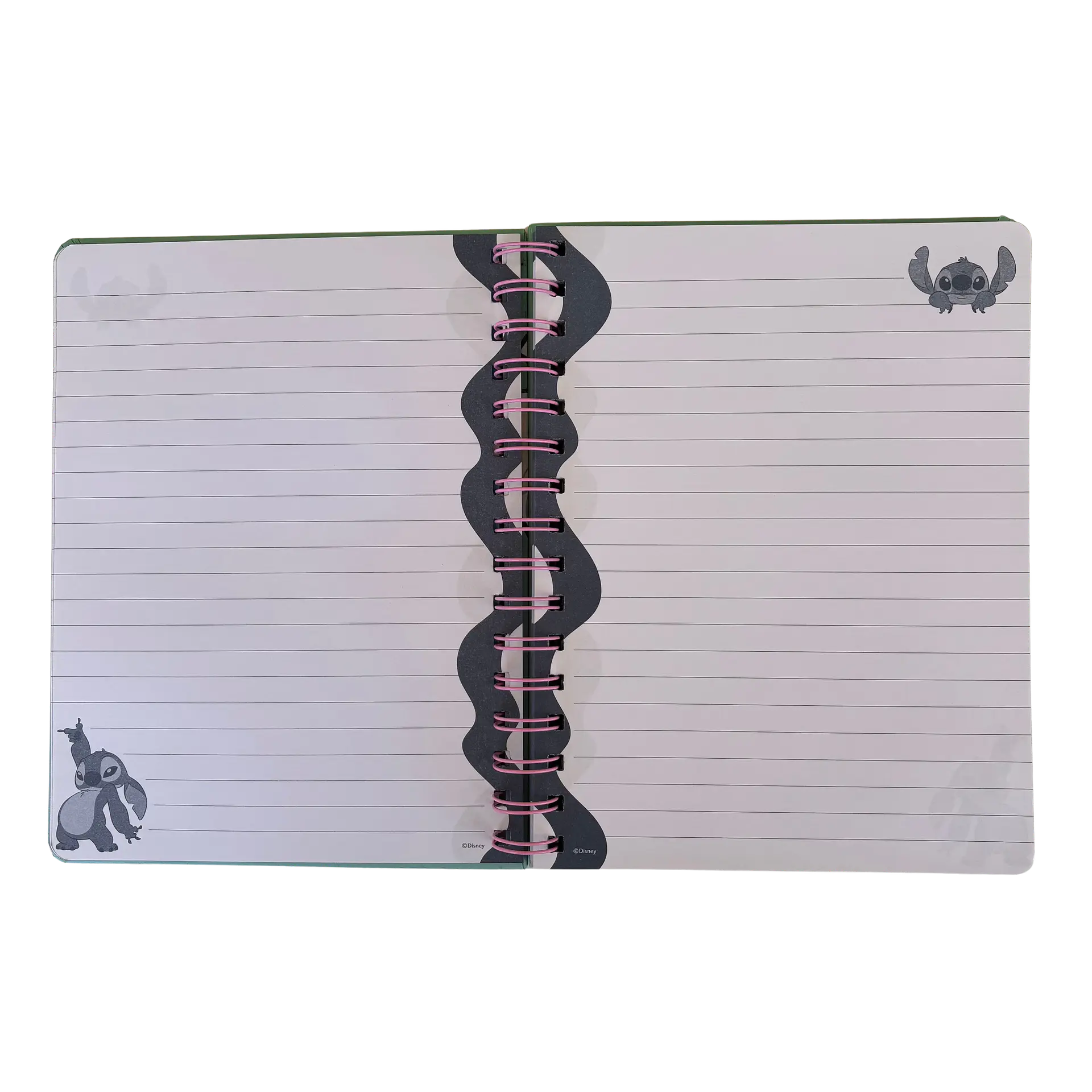 LIBRETA A5 STITCH VERDE - MOOVING 4