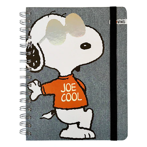 LIBRETA A5 SNOOPY GRIS - MOOVING