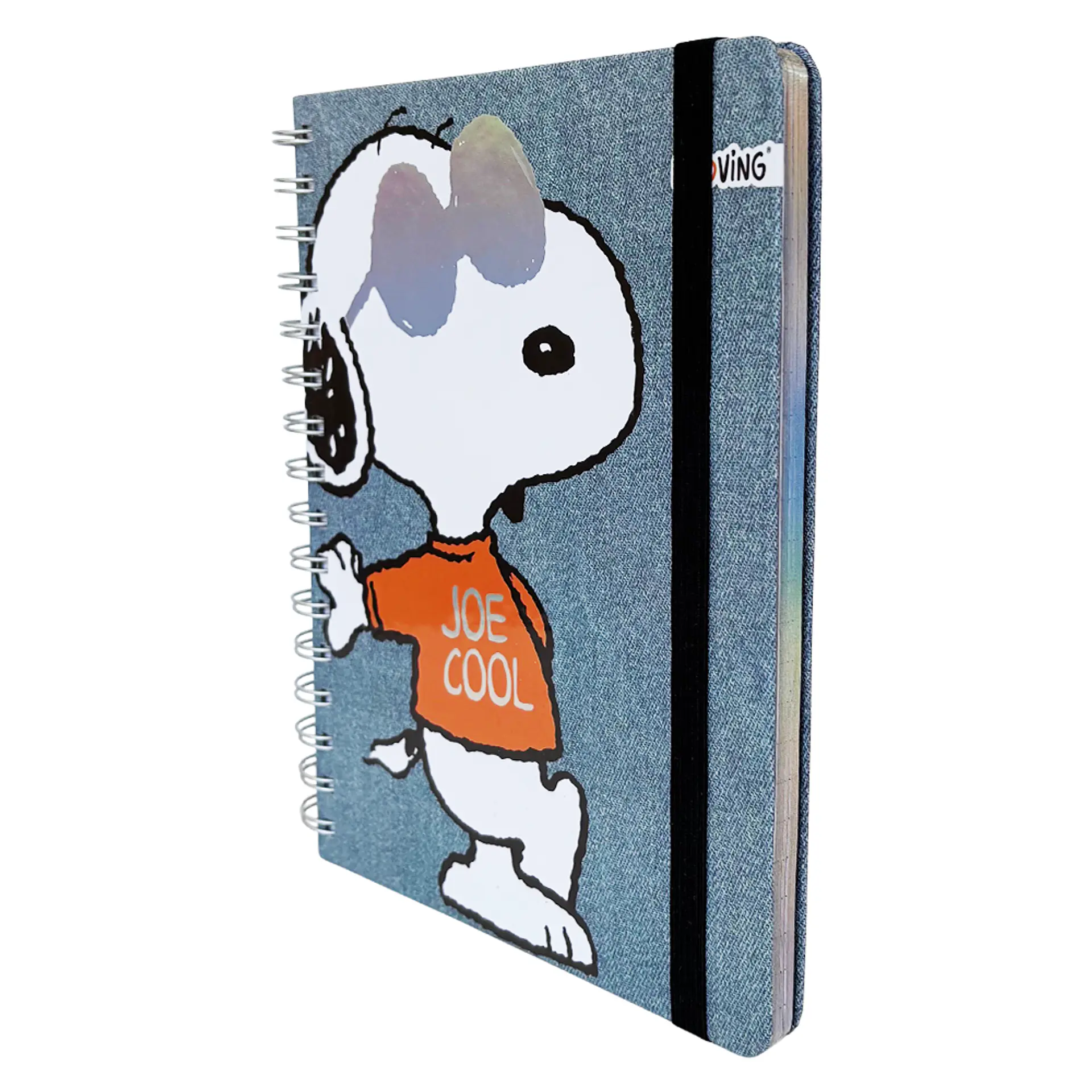 LIBRETA A5 SNOOPY GRIS - MOOVING 2