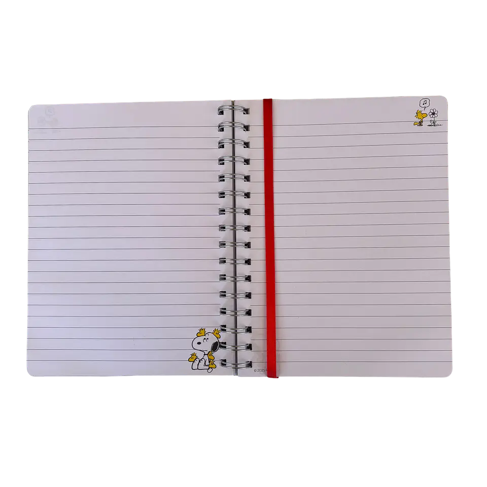 LIBRETA A5 SNOOPY GRIS - MOOVING 4