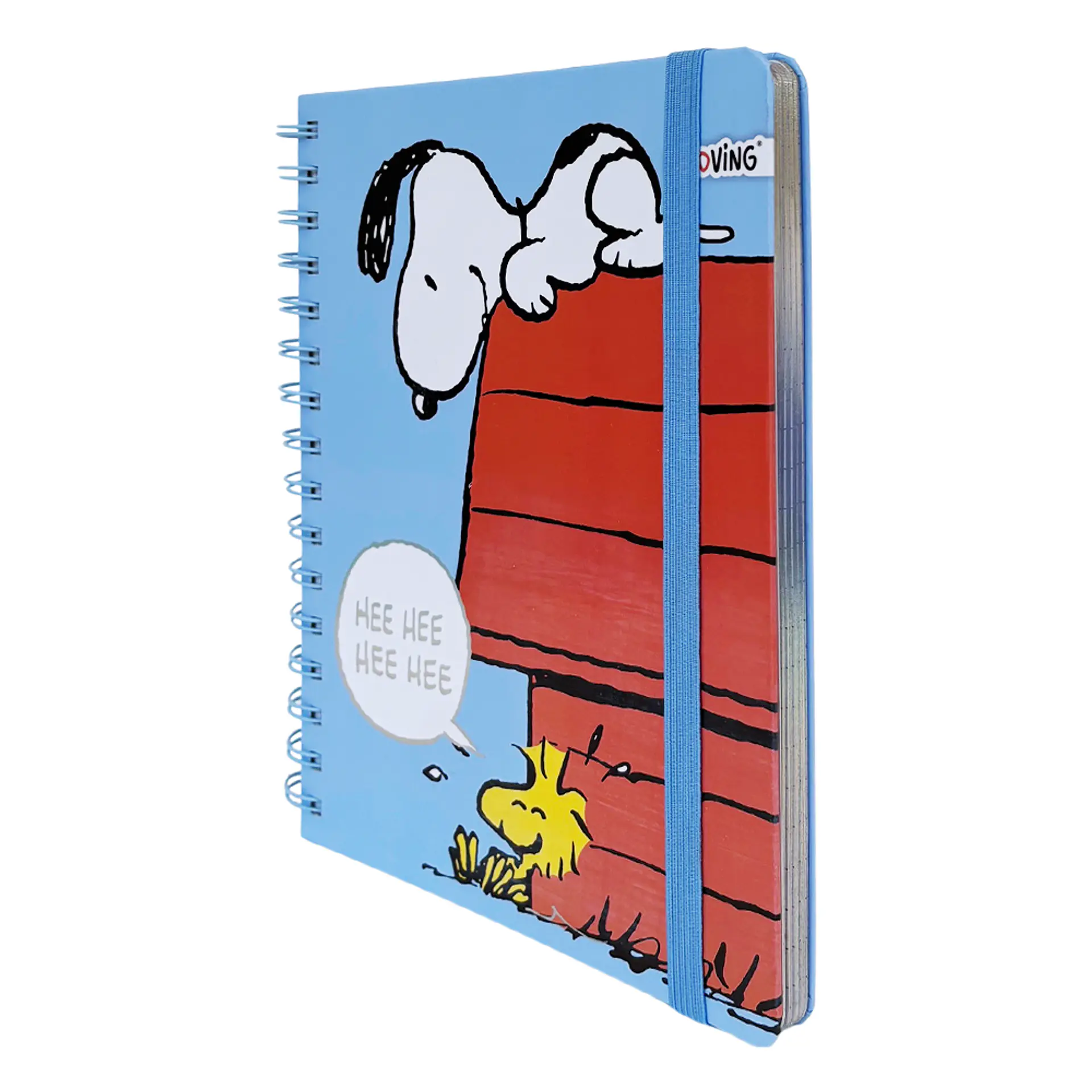 LIBRETA A5 SNOOPY CELESTE - MOOVING  2