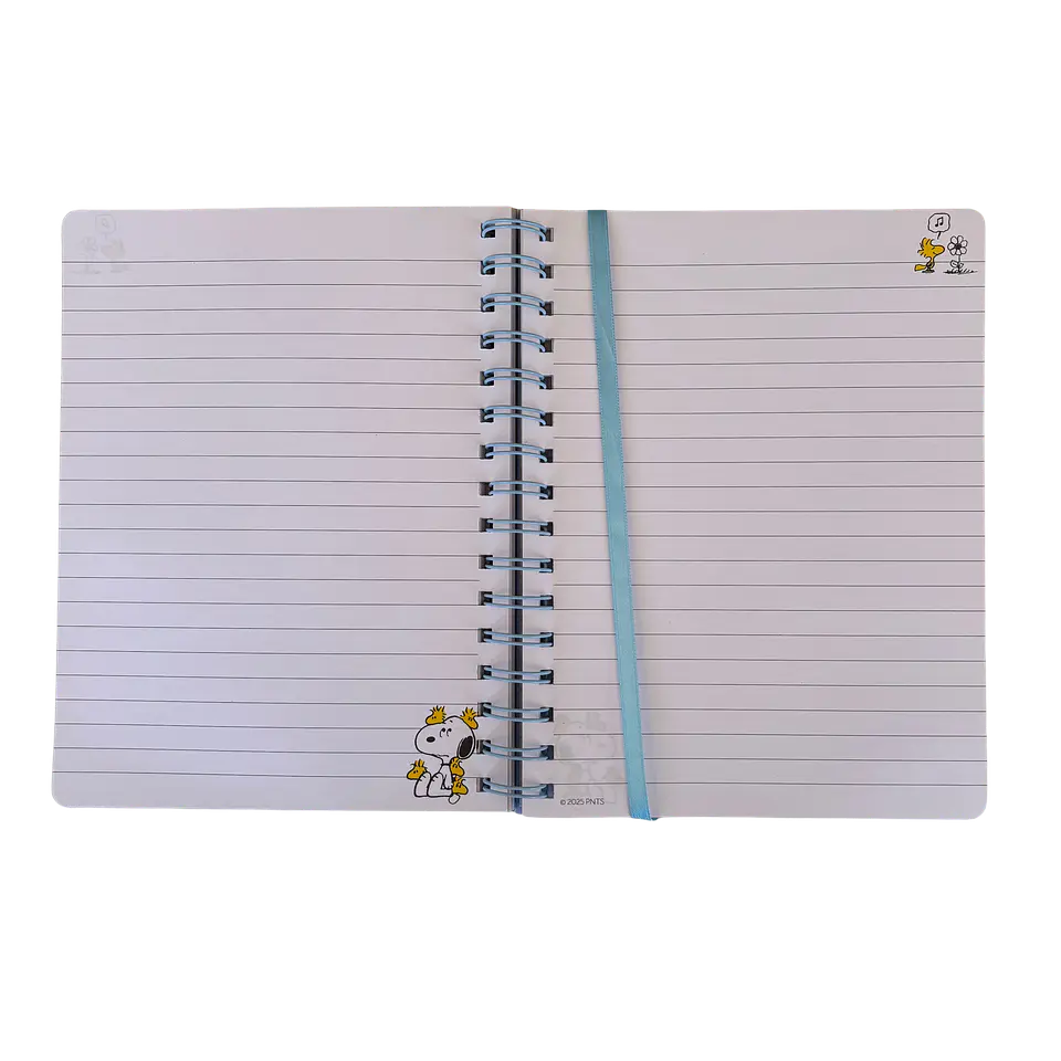 LIBRETA A5 SNOOPY CELESTE - MOOVING  3