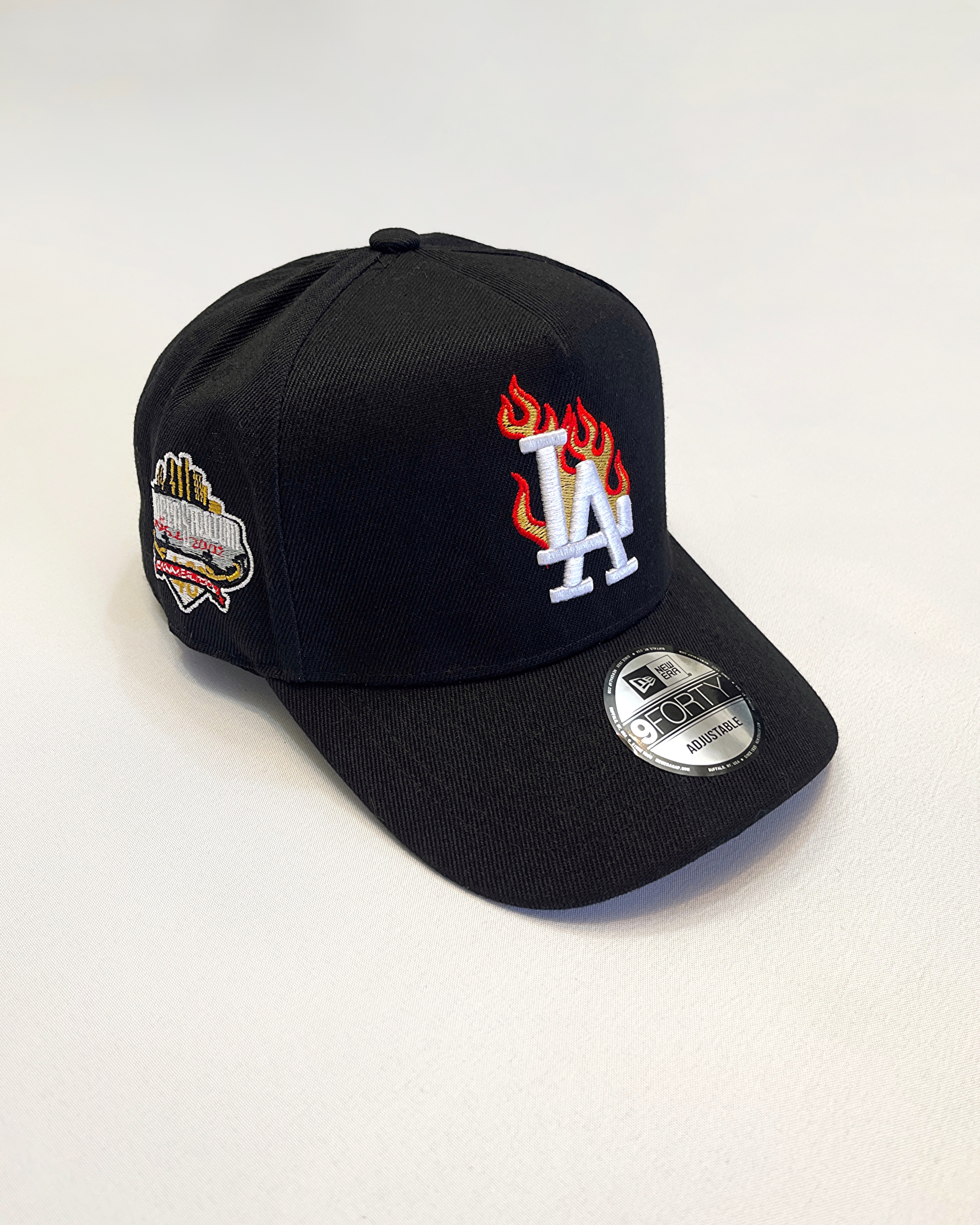 Gorra 9forty Mlb Los Angeles Dodgers Metallic Celeste