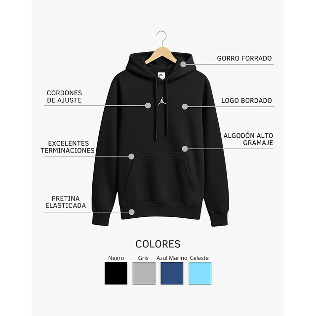 Hoodie Canguro J1 FOCUS 